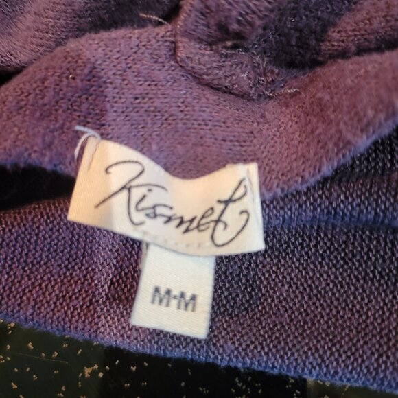 Shirt sleeve purple top - Picture 3 of 4